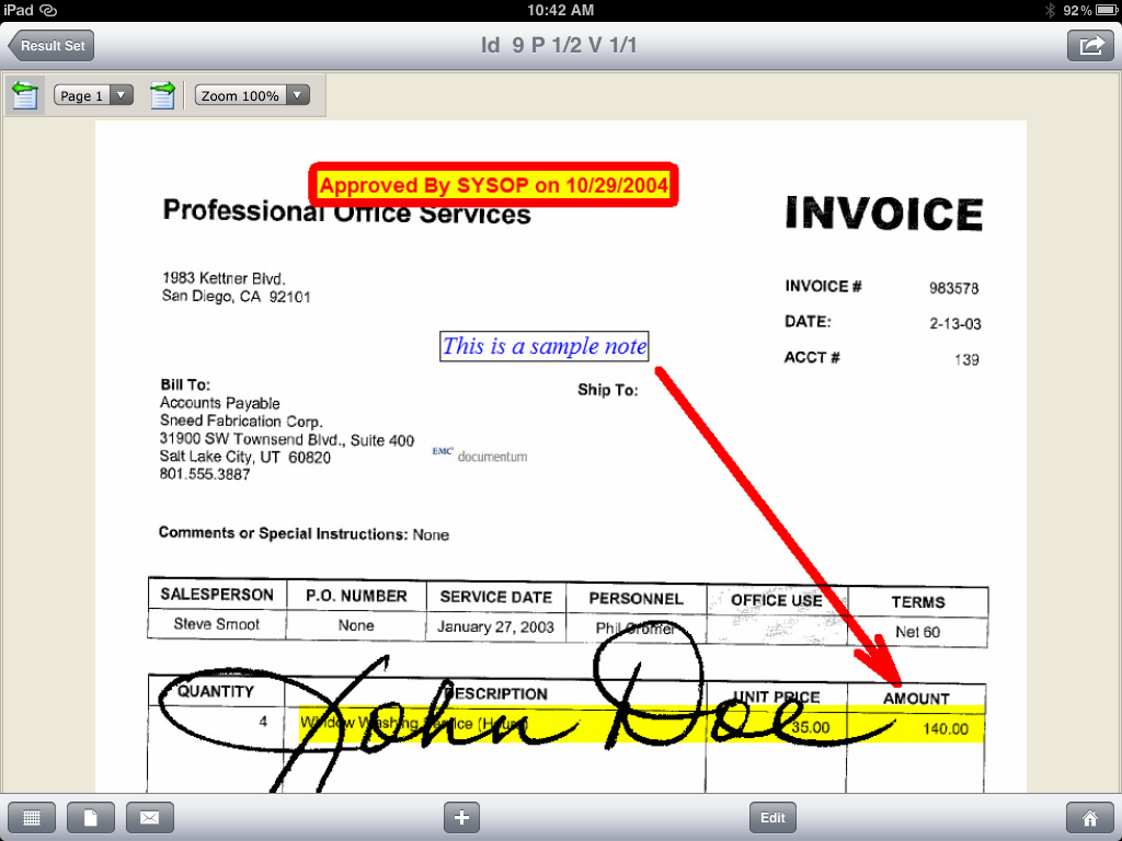 MetaMobil Invoicing