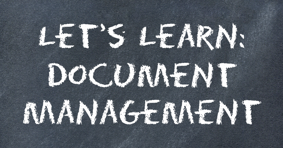 Let’s Learn: Document Management Software