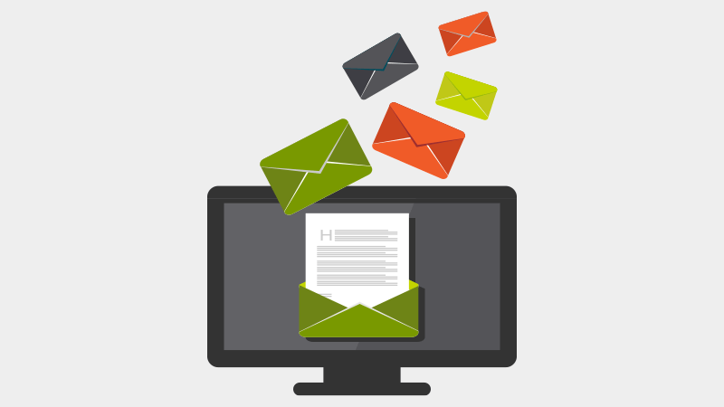 Paper mail and email are received and processed as part of an outsourced digital mailroom solution